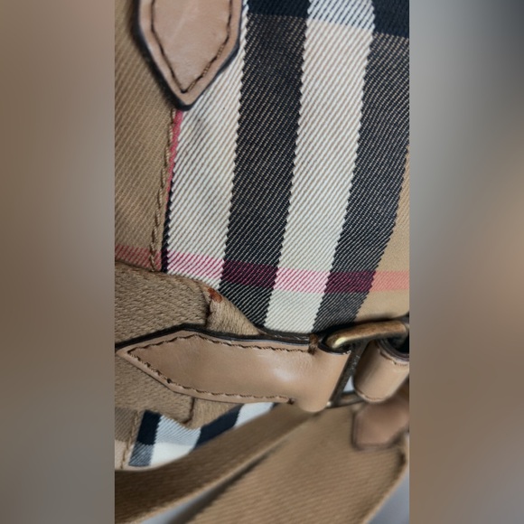 Burberry House Check Canvas Tote top handle/ Shoulder Bag - Picture 8 of 16